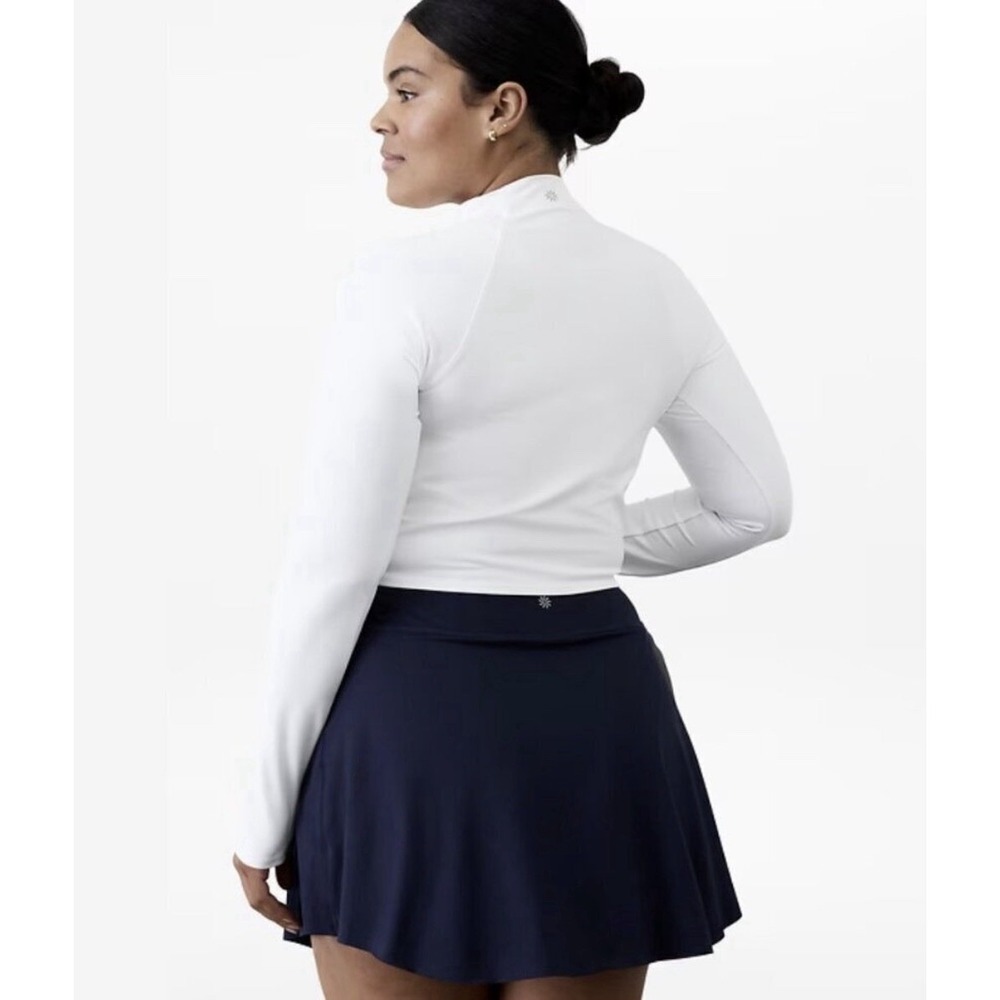 Athleta Ace Advantage High Rise 15.5 in. Skort Medium Navy Blue Tennis Golf
